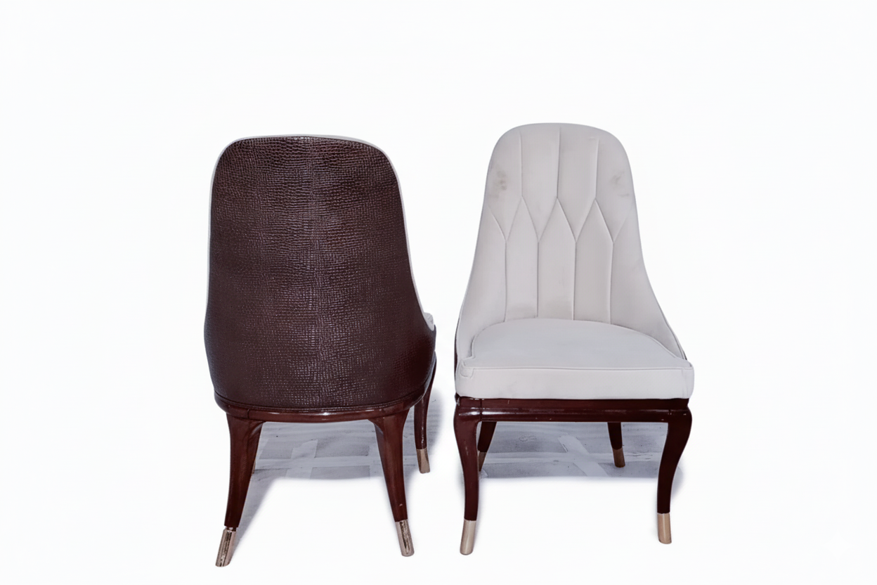 VISIONAIRE(2) - DINING CHAIR - BLR WH
