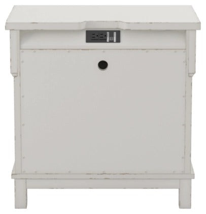 B642-93 - NIGHT STAND - BLR WH