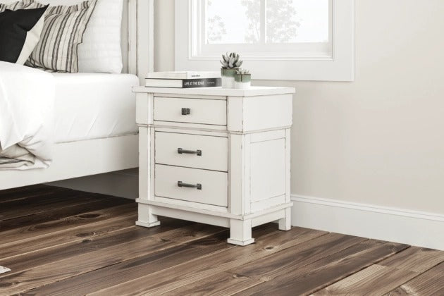 B642-93 - NIGHT STAND - BLR WH