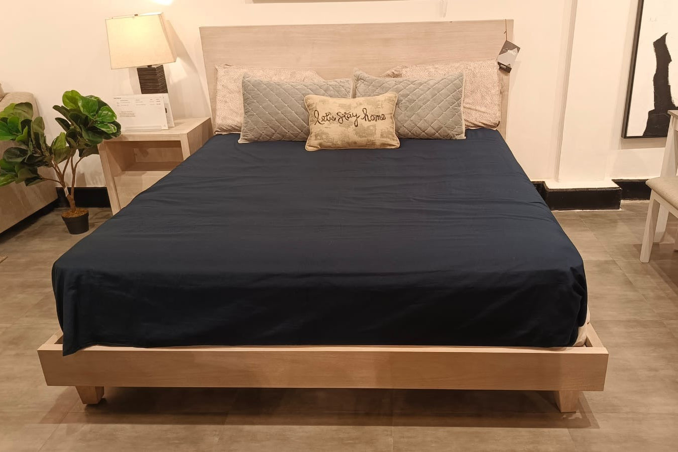 B872-56W1+58W1 - KING PANEL BED - BWDA