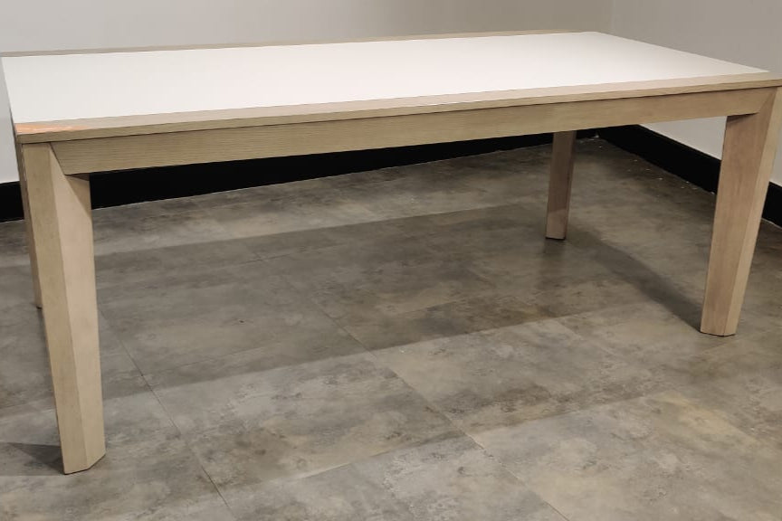 D950-25(2) - DINING TABLE - BLR WH