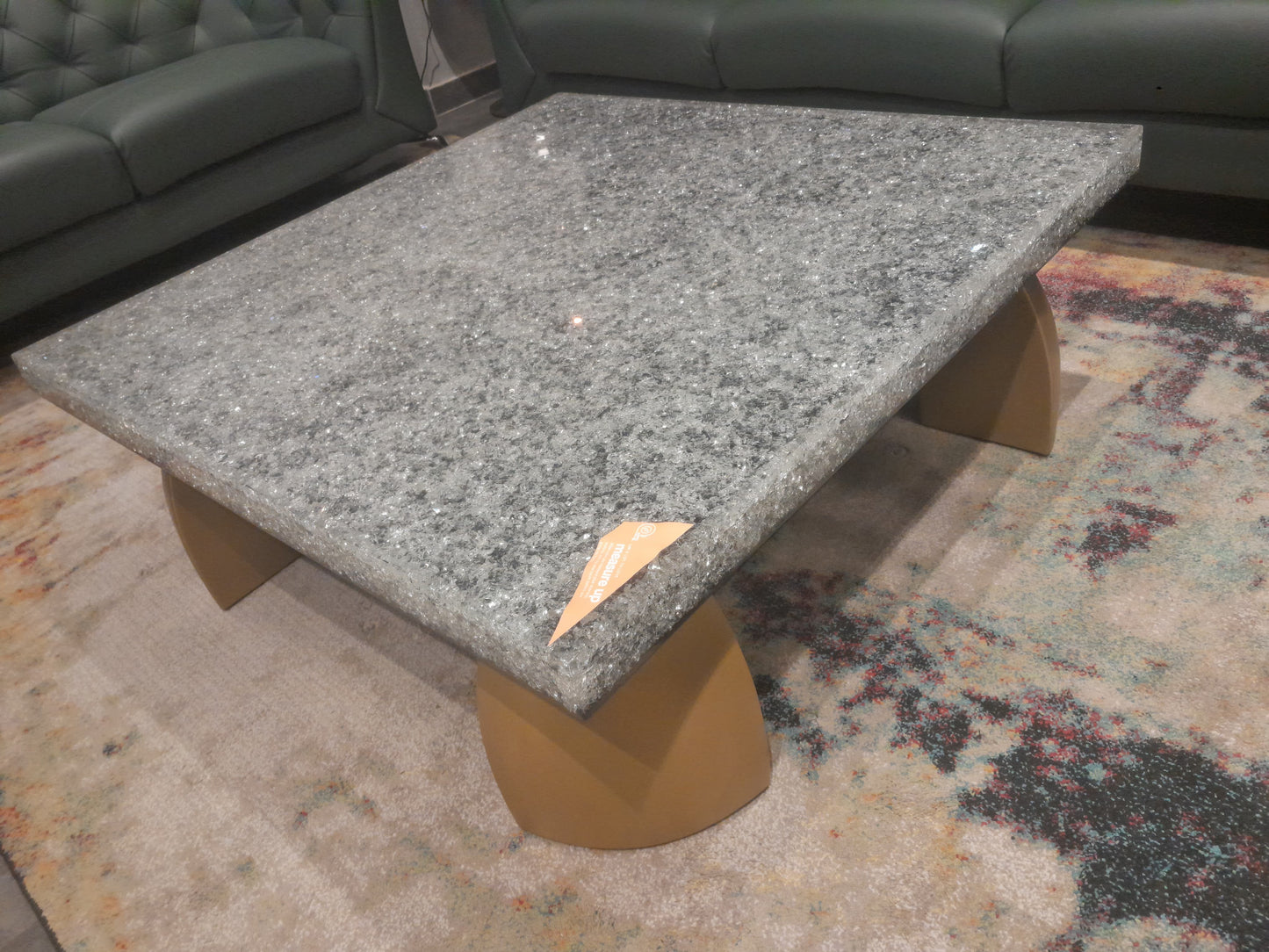 RESIN CRYSTAL - COFFEE TABLE - MDP
