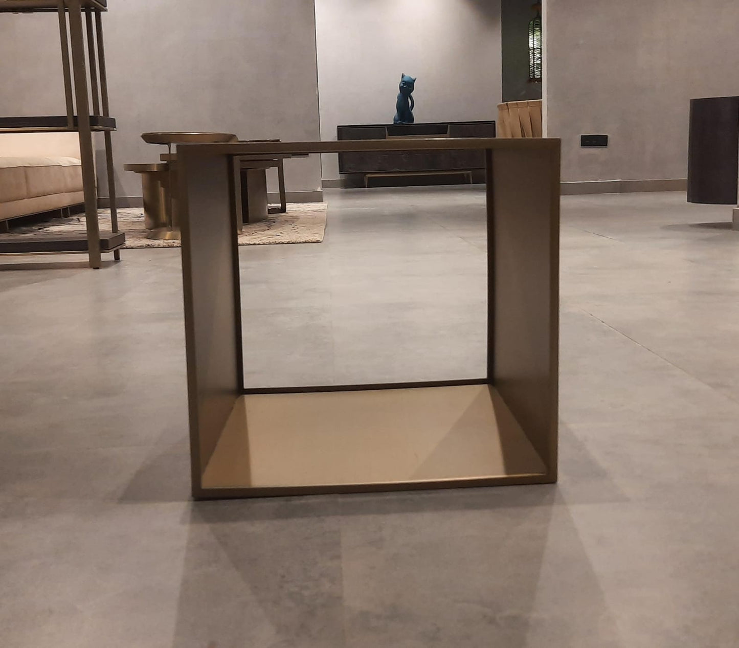 METAL CUBE - SIDE TABLE - IND DASH(BESPOKE)