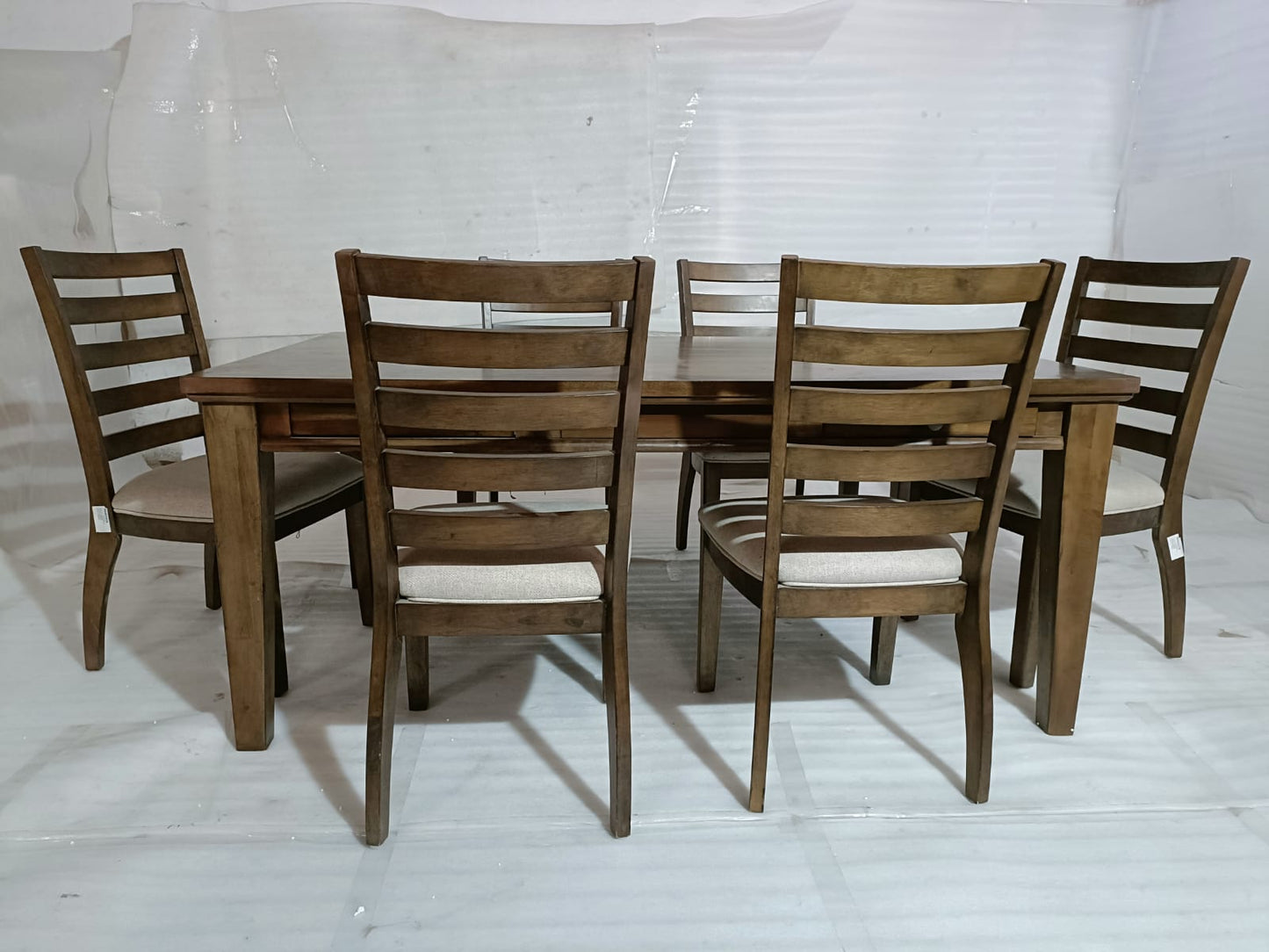 D719-25+01 - DINING SET - BLR WH