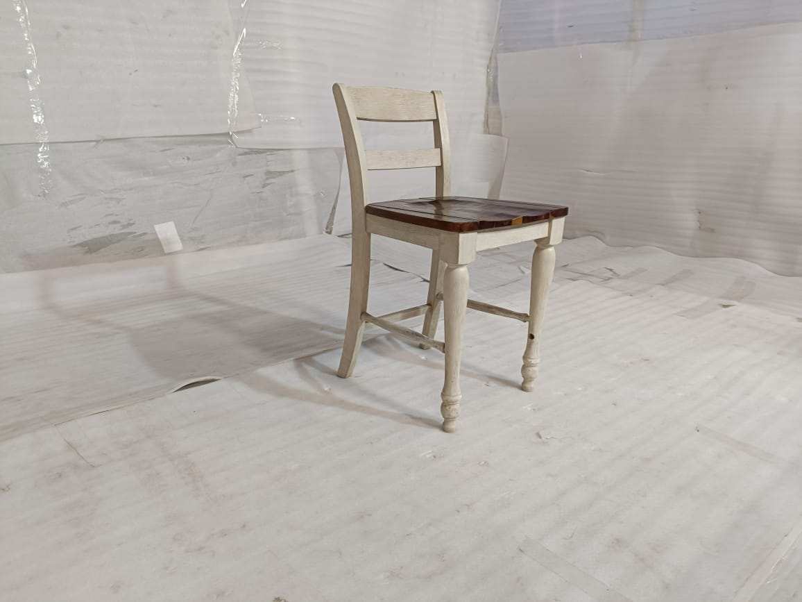 D712-224(1) - BAR STOOL - BLR WH