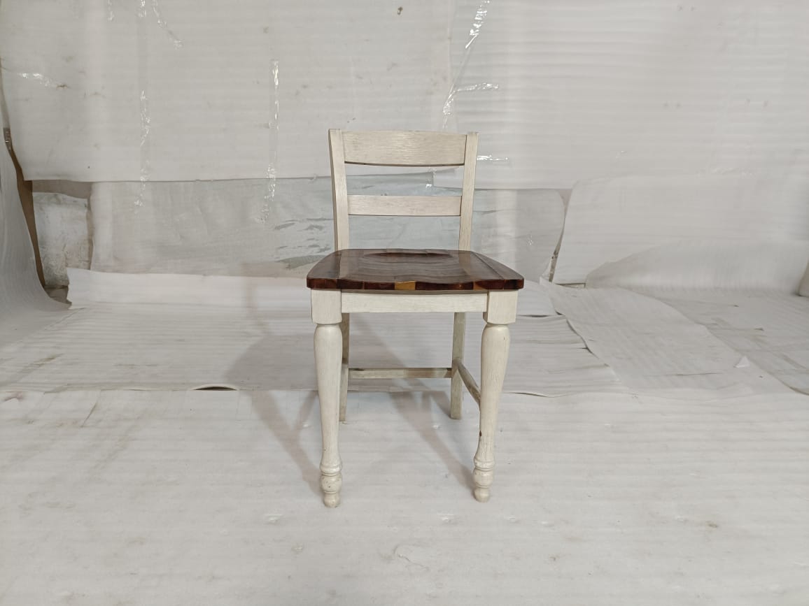 D712-224(1) - BAR STOOL - BLR WH