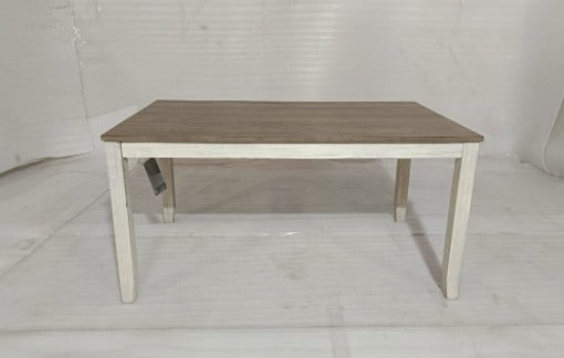 D394-425 - DINING TABLE - BLR WH