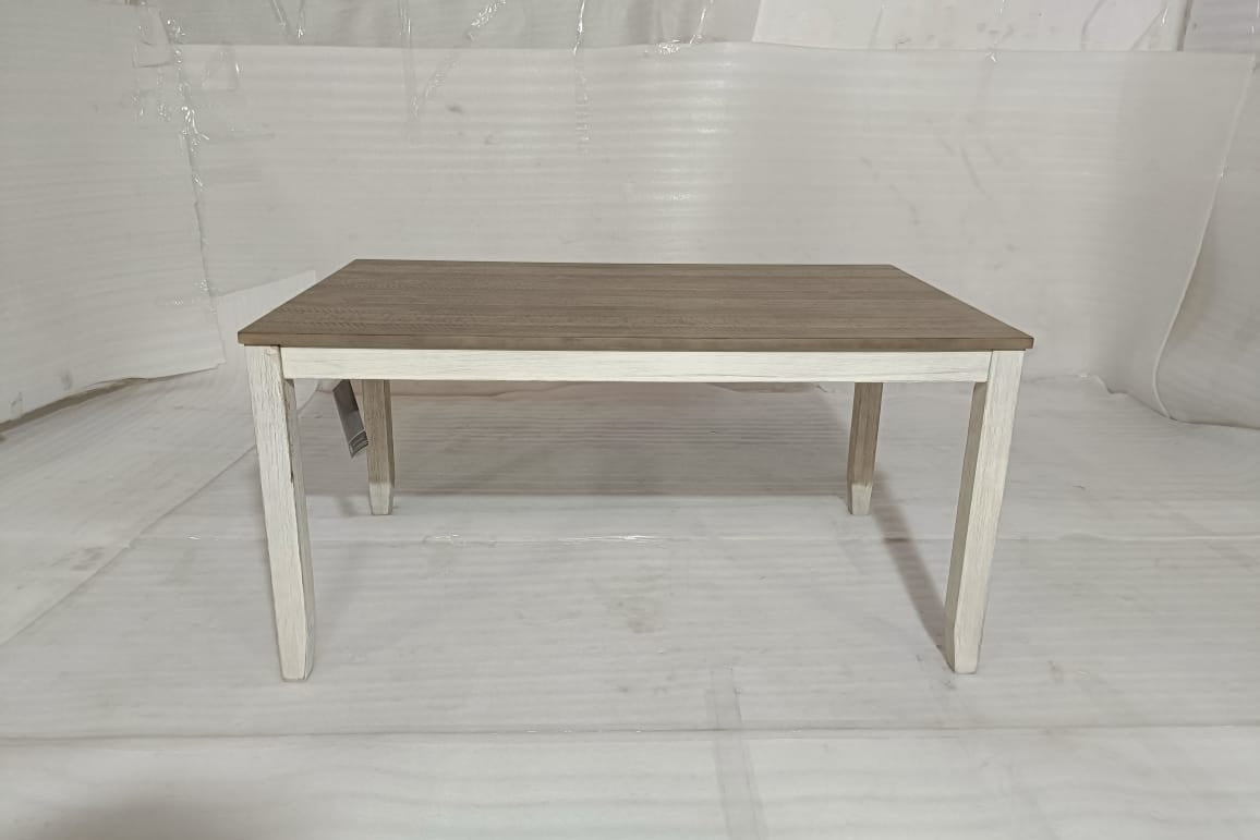 D394-425 - DINING TABLE - BLR WH