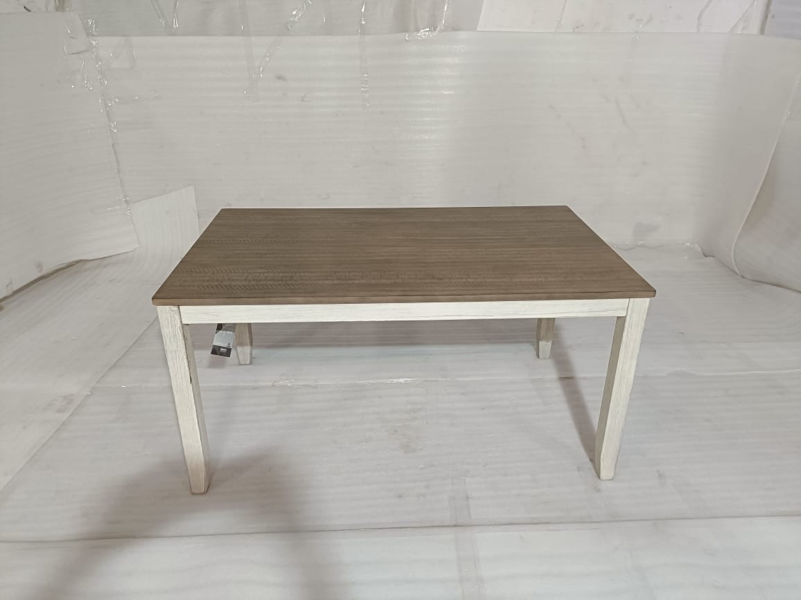 D394-425 - DINING TABLE - BLR WH