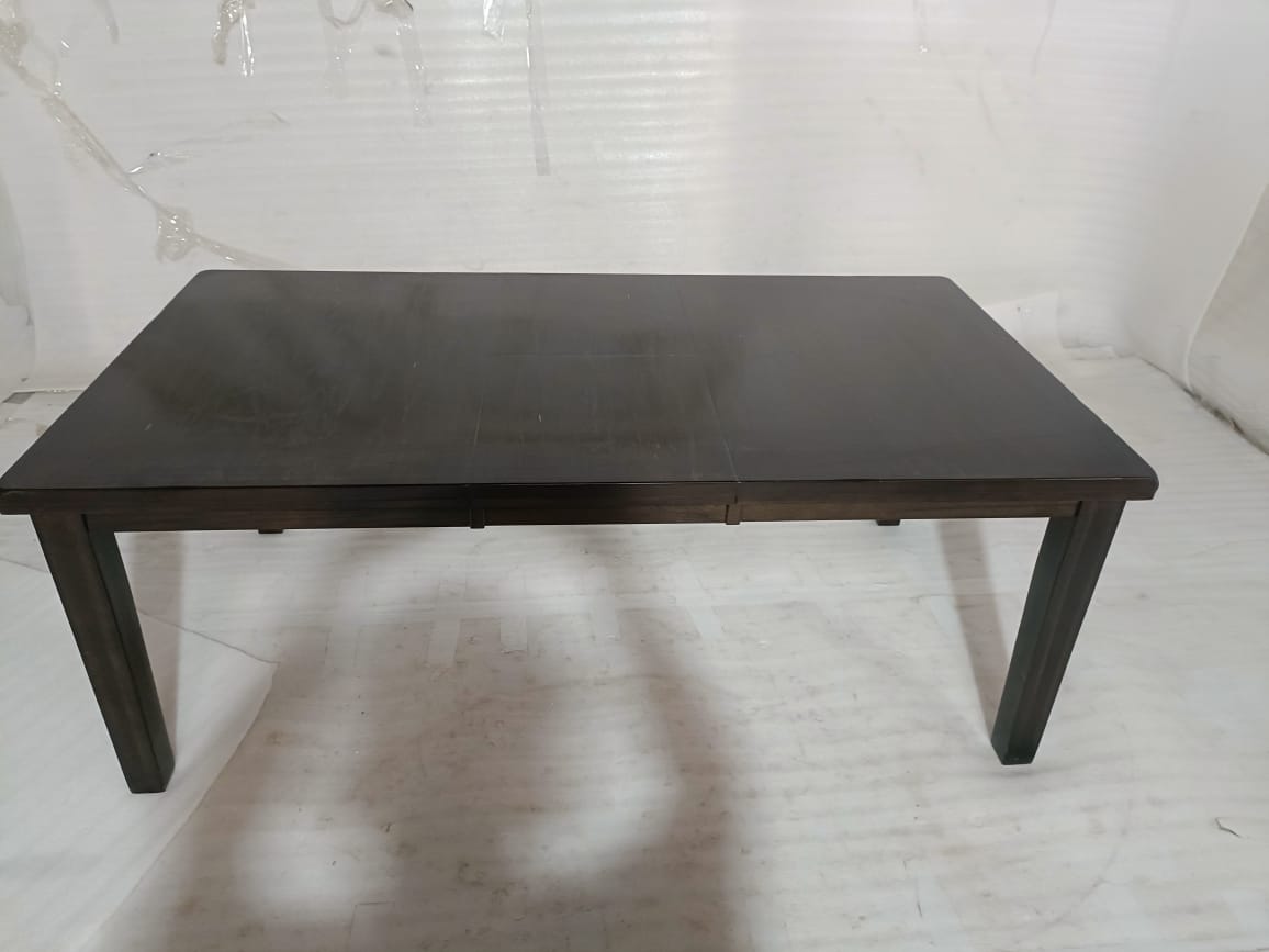 D596-35 - DINING TABLE - BLR WH