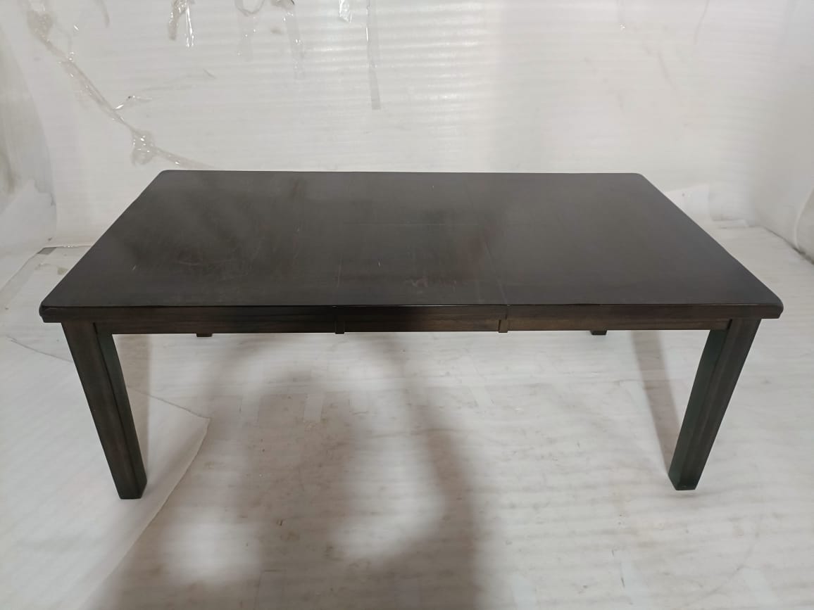 D596-35 - DINING TABLE - BLR WH