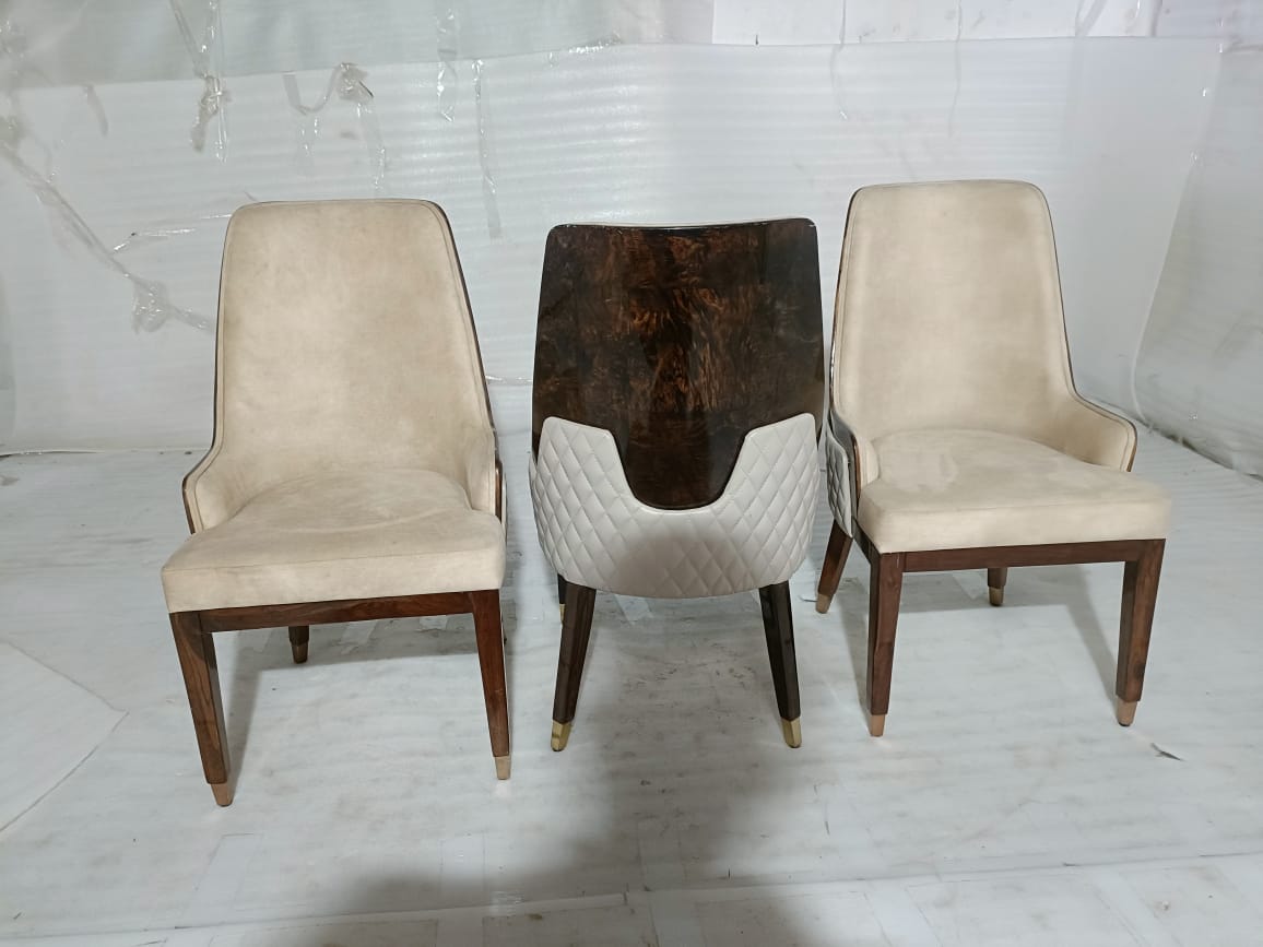 CAIRO(2) - DINING CHAIR - BLR WH