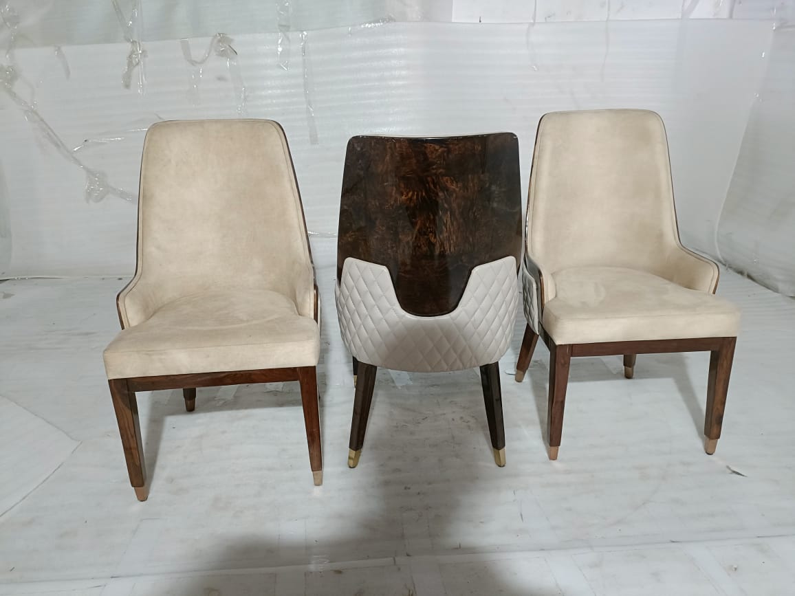 CAIRO(2) - DINING CHAIR - BLR WH