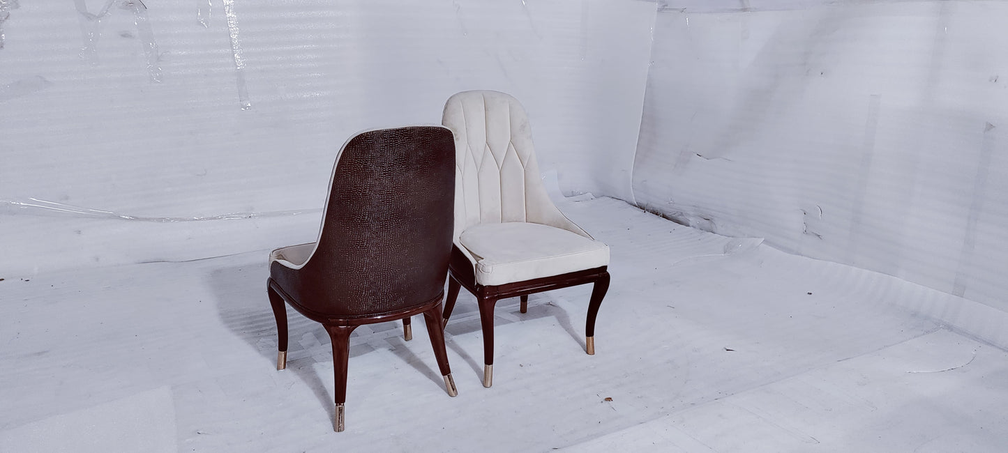 VISIONAIRE(2) - DINING CHAIR - BLR WH