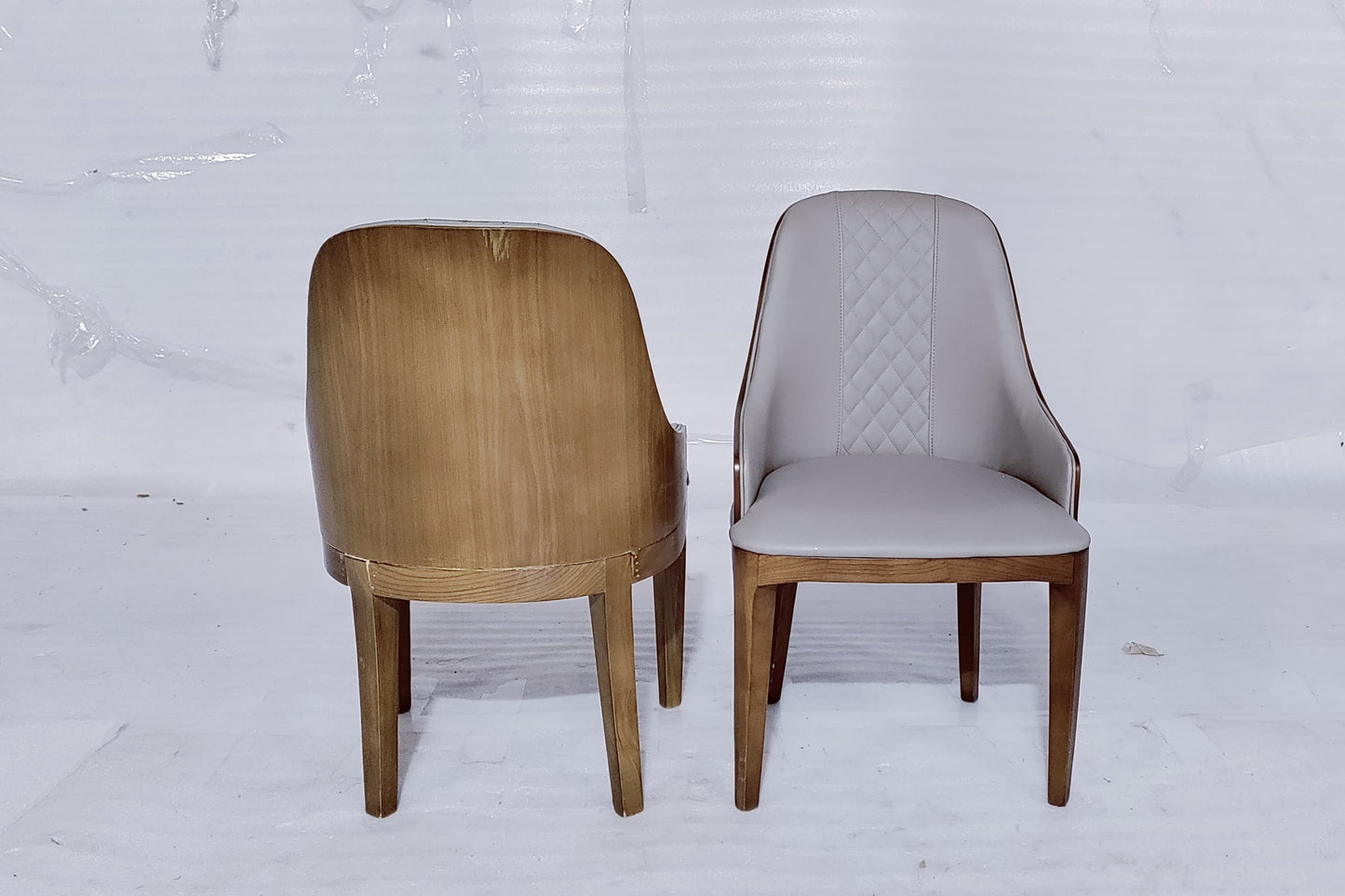 825(11) - DINING CHAIR - BLR WH