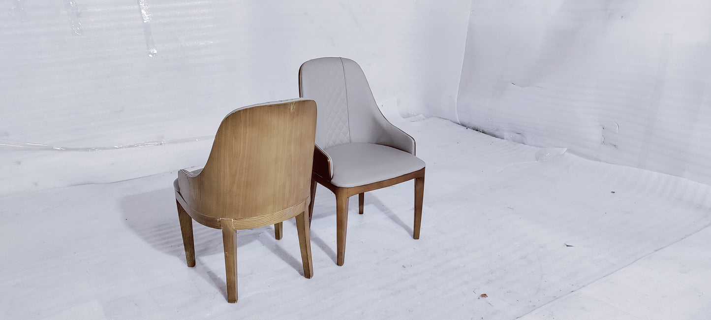 825(11) - DINING CHAIR - BLR WH