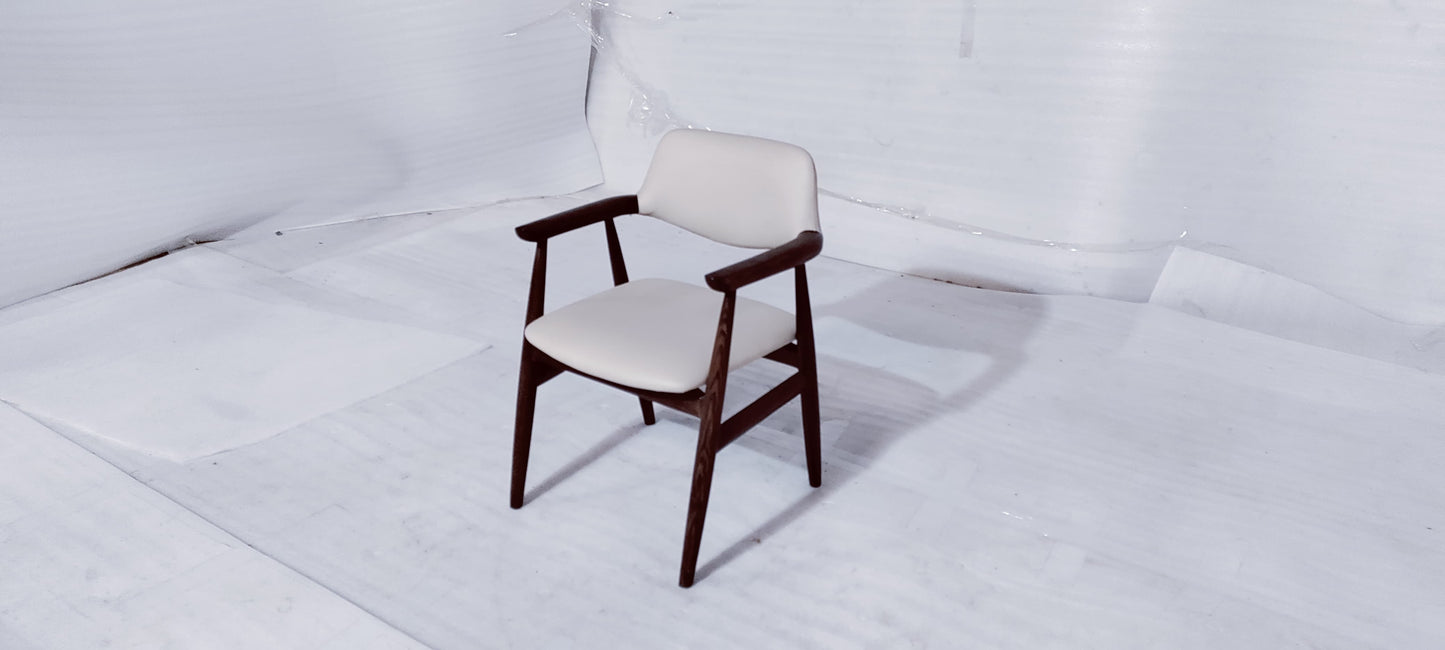 ASH-381(1) - DINING CHAIR - BLR WH