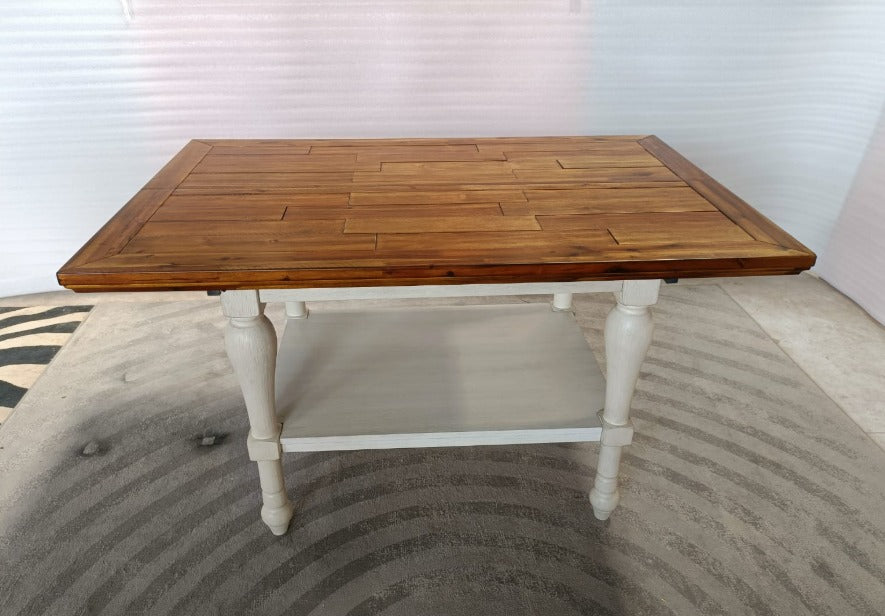 D712-32 - DINING TABLE - BLR WH