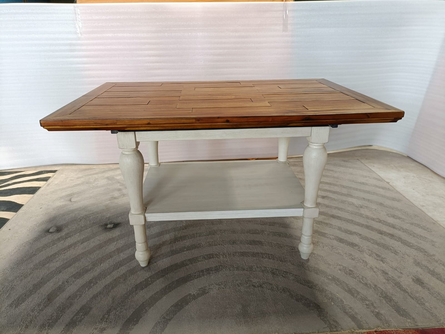 D712-32 - DINING TABLE - BLR WH