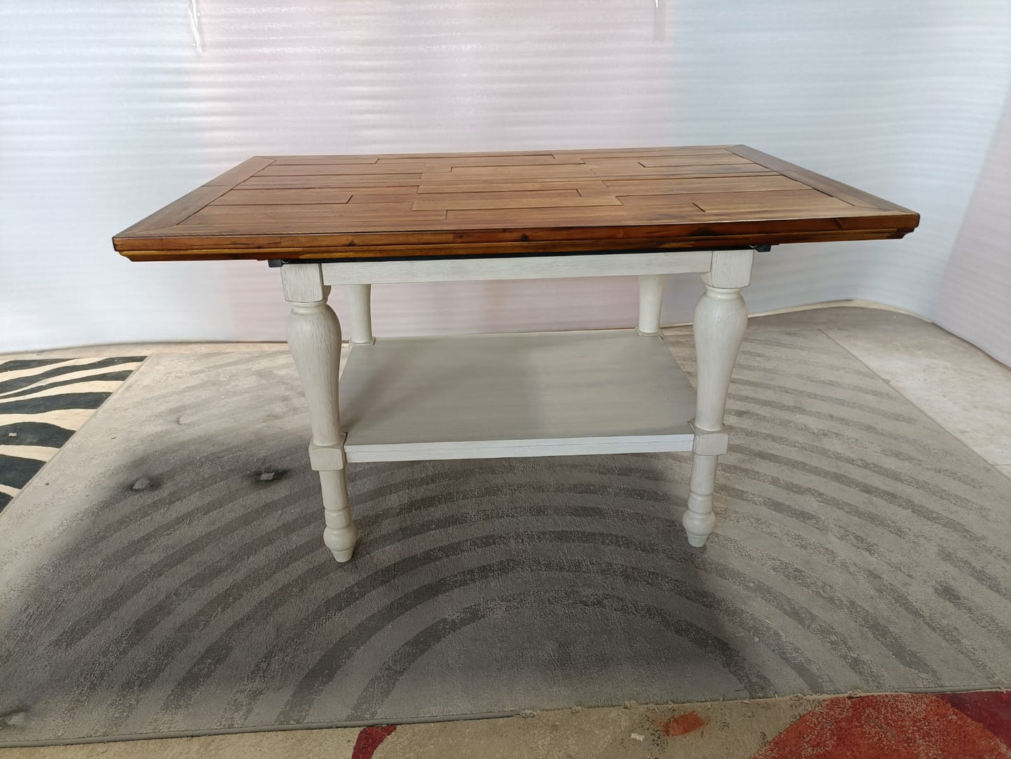 D712-32 - DINING TABLE - BLR WH