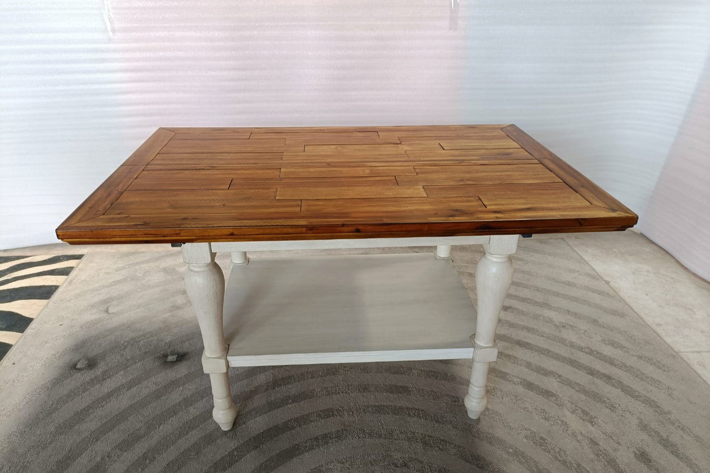 D712-32 - DINING TABLE - BLR WH