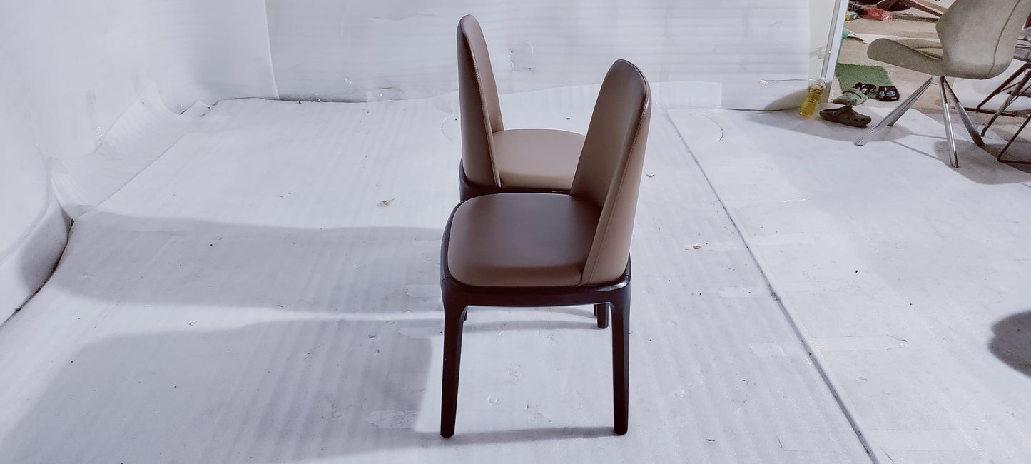 0404(2) - DINING CHAIR - BLR WH