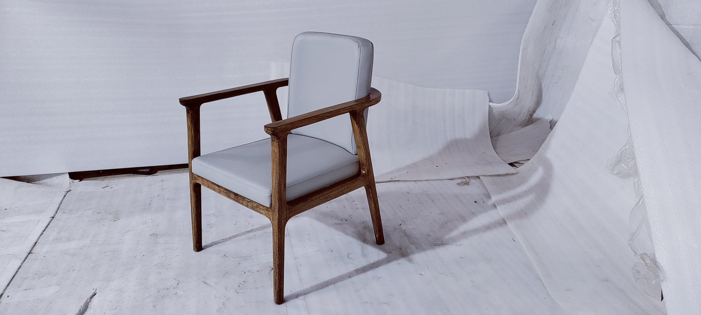 BSP-SAMPLE(1) - DINING CHAIR - BLR WH