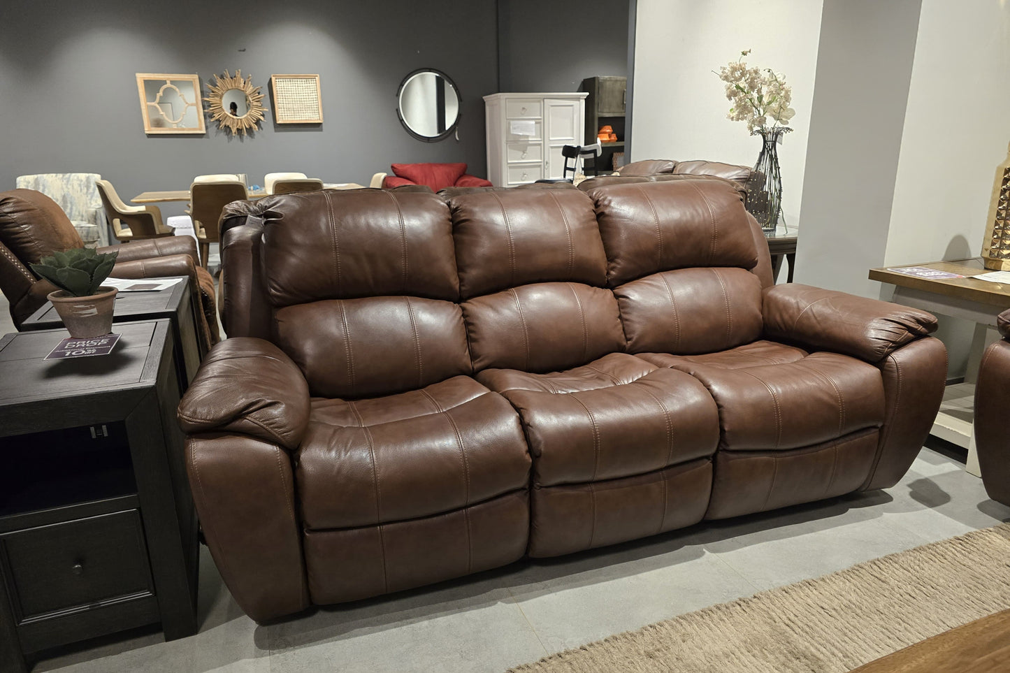 1238(1) - 3 SEATER RECLINER(MANUAL) - OUTLET