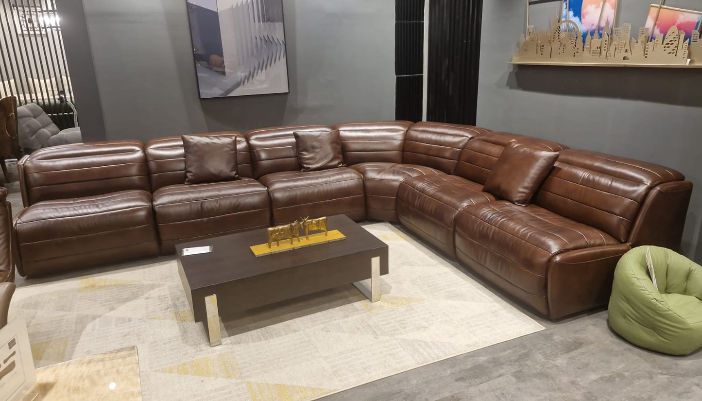 KM.6107 - 6 SEATER RECLINER(ELECTRIC) - MDP