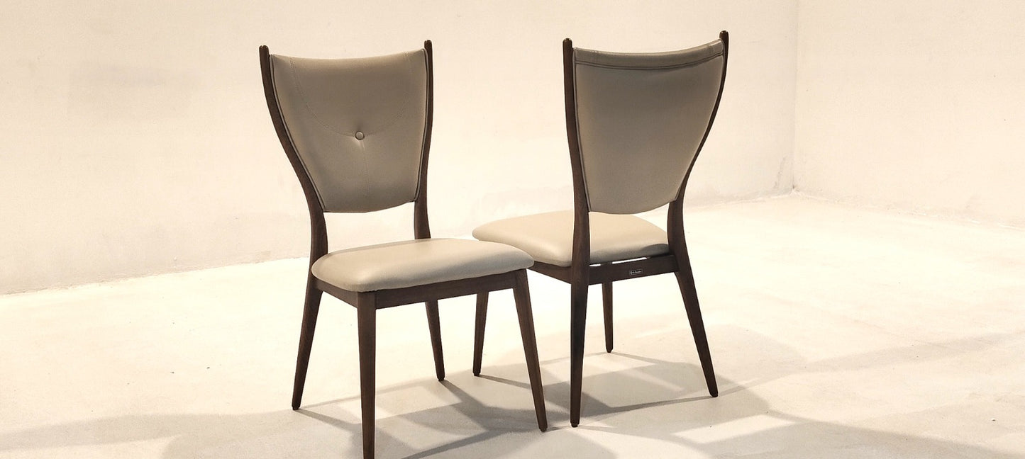 17069-V(3) - DINING CHAIR - BLR WH