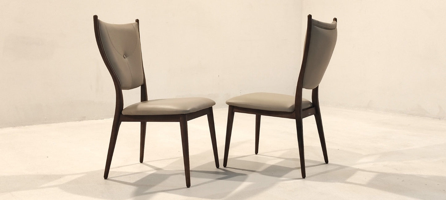17069-V(3) - DINING CHAIR - BLR WH