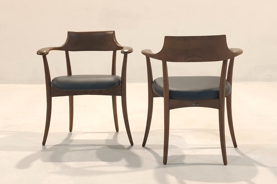 17030(2) - DINING CHAIR - BLR WH