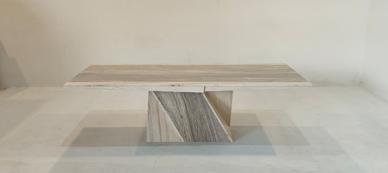 13032 - DINING TABLE - BLR WH