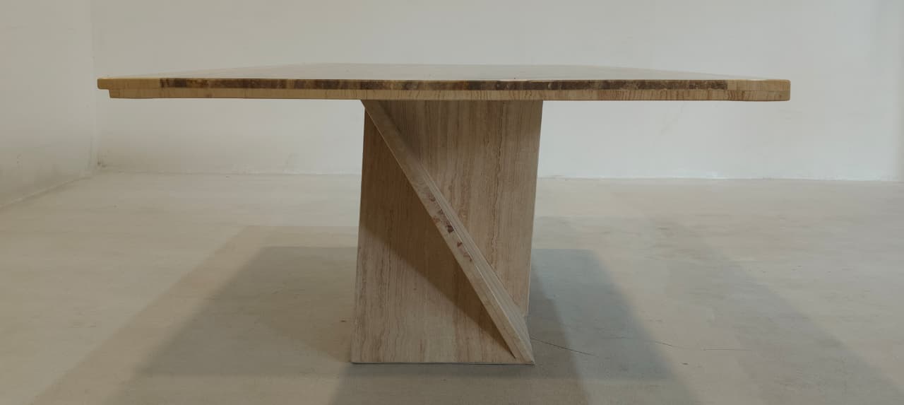 13032 - DINING TABLE - BLR WH