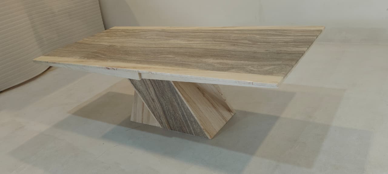 13032 - DINING TABLE - BLR WH