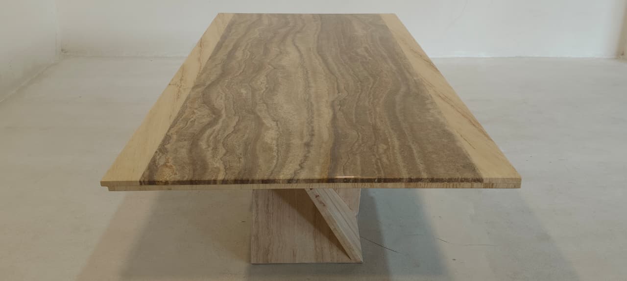 13032 - DINING TABLE - BLR WH