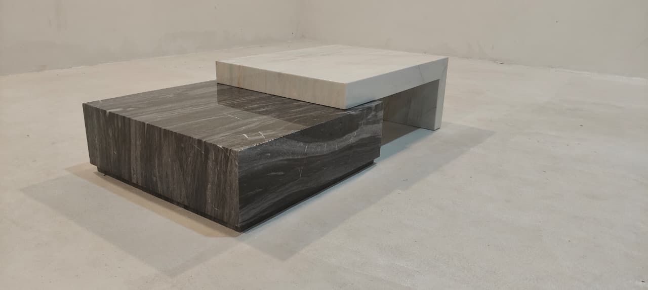 BCJ157+157A(5) - COFFE TABLE - BLR WH