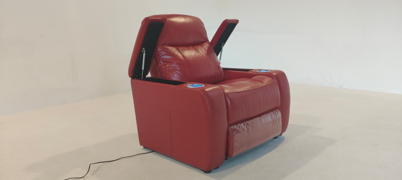 UY111HM(2) - 1 SEATER RECLINER(ELECTRIC) - BLR WH