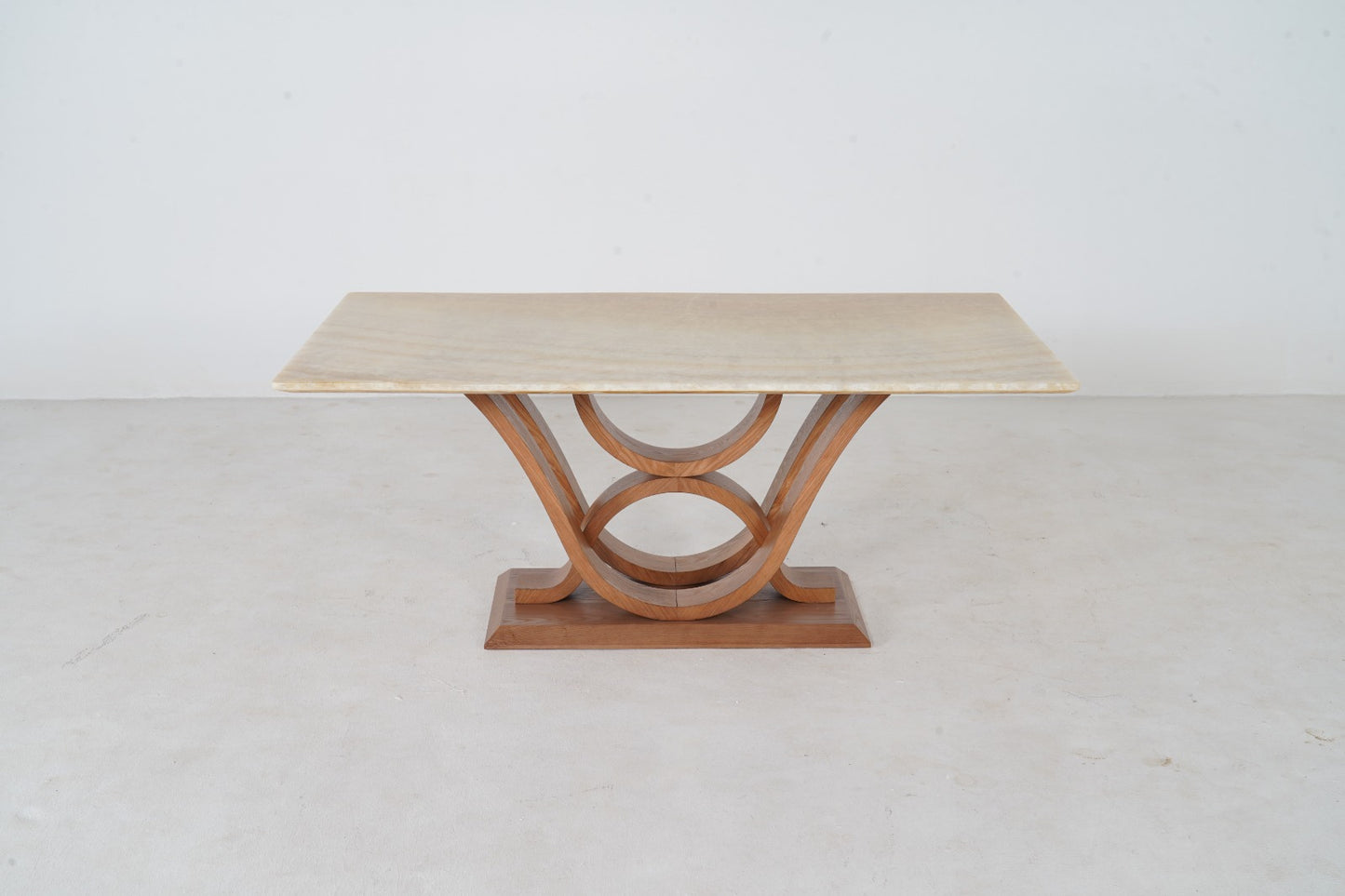 HPY-T202(1) - DINING TABLE - BLR WH