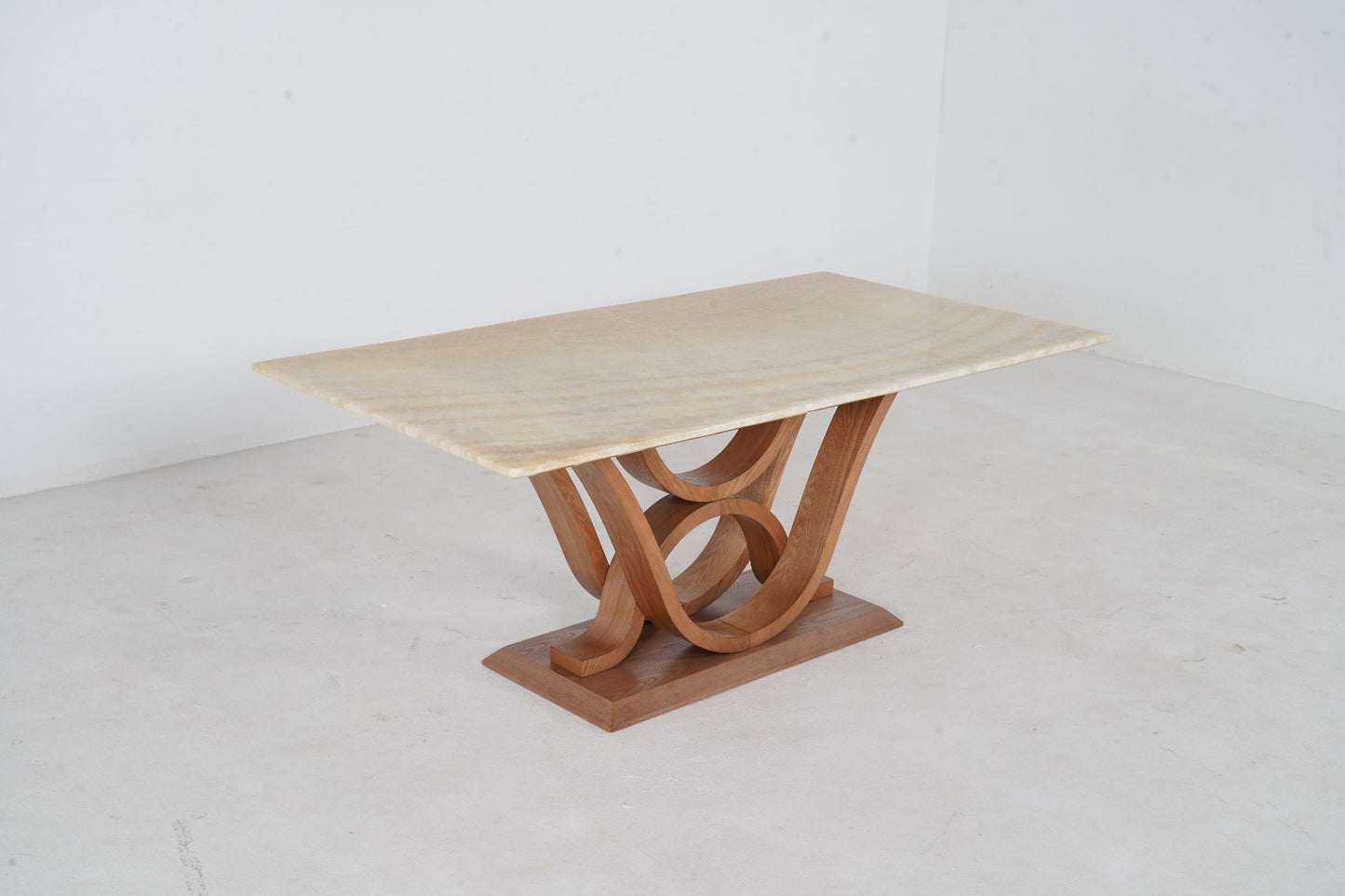 HPY-T202(1) - DINING TABLE - BLR WH