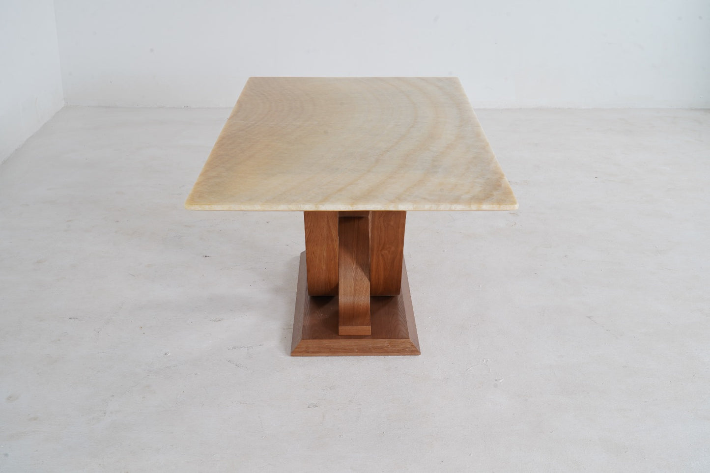 HPY-T202(1) - DINING TABLE - BLR WH
