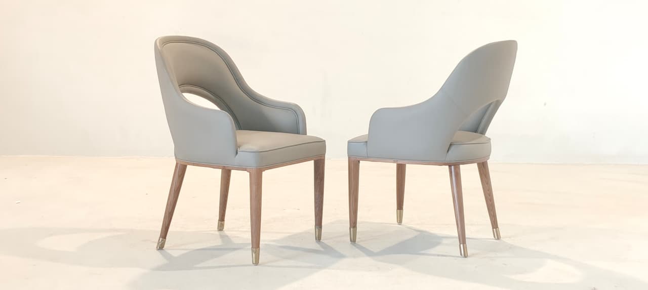 836(3) - DINING CHAIR - BLR WH