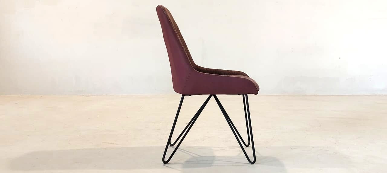VD6312(8) - DINING CHAIR - BLR WH