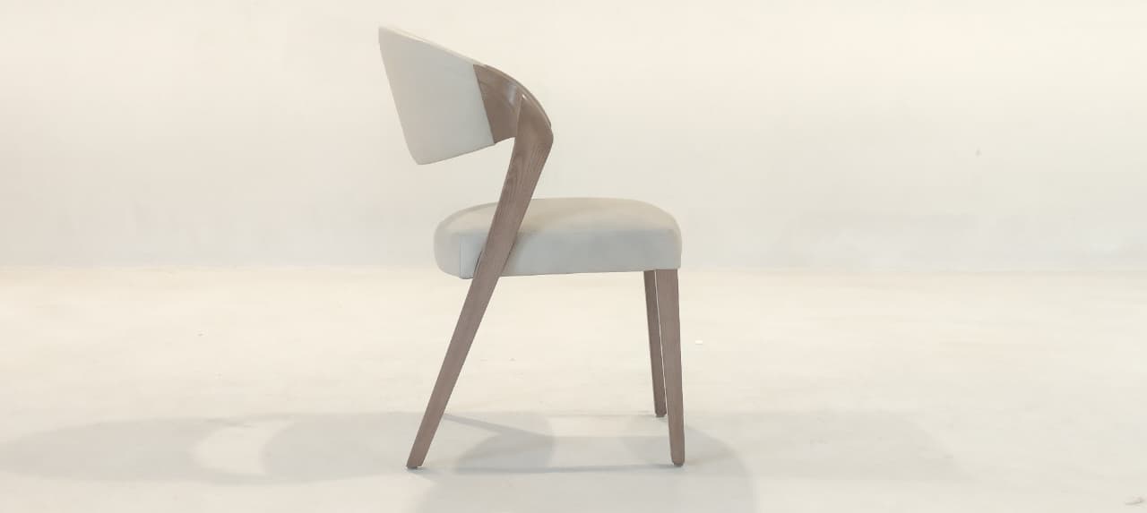 QF023 - DINING CHAIR - BLR WH