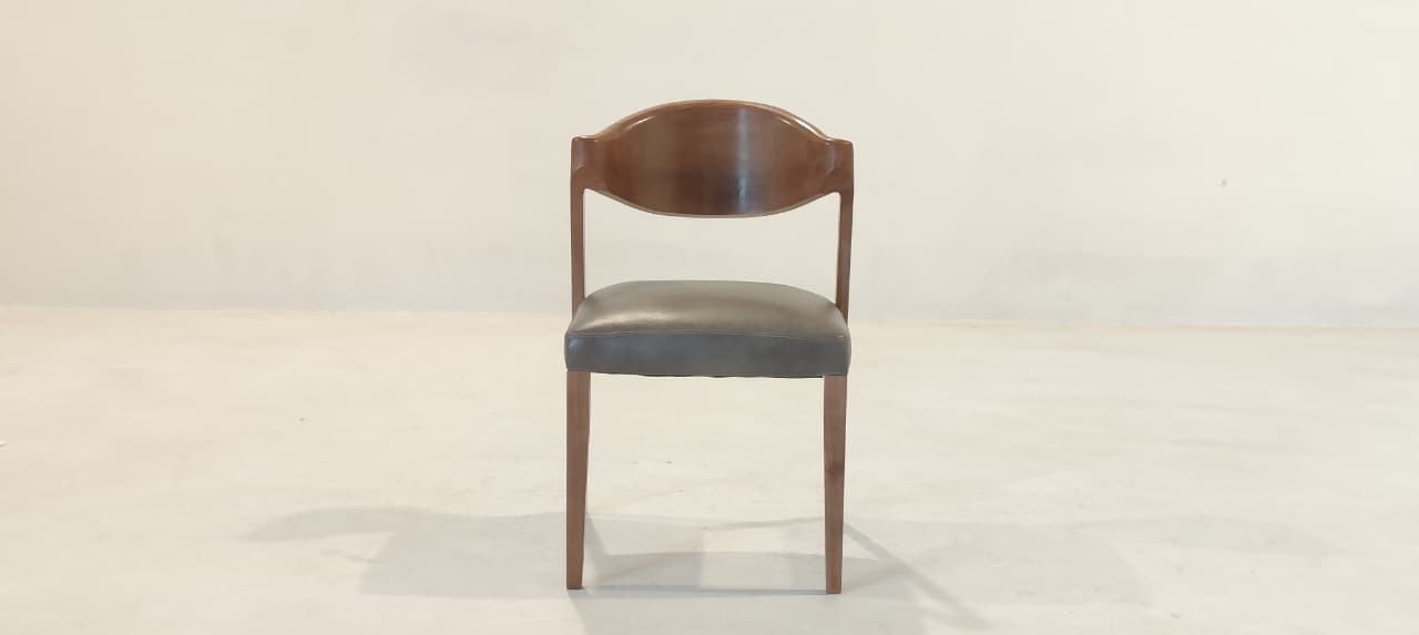 C035(2) - DINING CHAIR - BLR WH