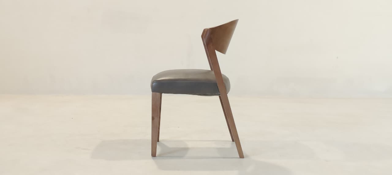 C035(2) - DINING CHAIR - BLR WH