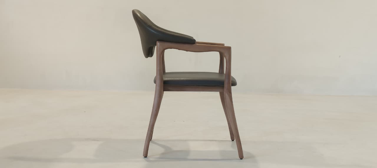 C043(3) - DINING CHAIR - BLR WH