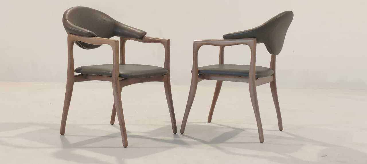 C043(3) - DINING CHAIR - BLR WH
