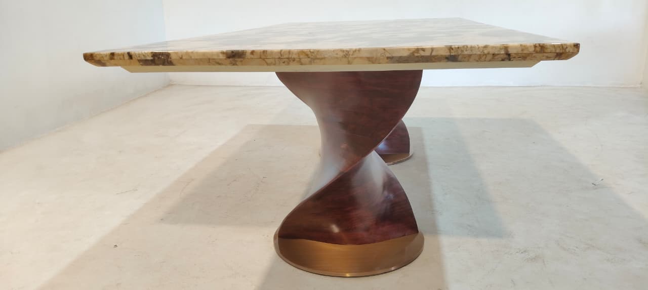 TWISTER(1) - DINING TABLE - BLR WH (S55170 - 18-03-2026 - WASIM BWD - BWDD)