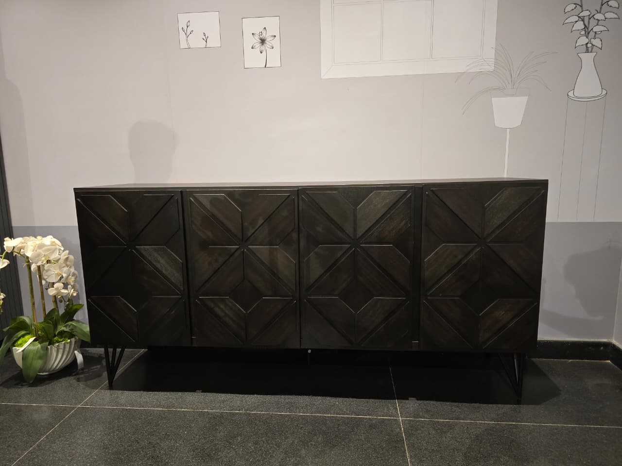 W648-68 - TV STAND - OUTLET